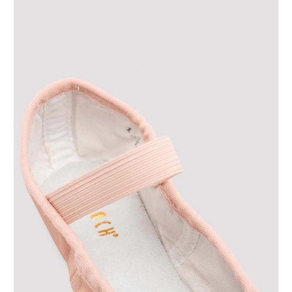 Bloch Kids Dansoft Leather Ballet Slippers/Dance Shoes - Soft Pink - Picture 6 of 6